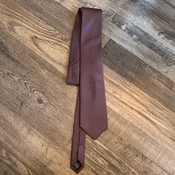 Axist Textured Brown Men's Tie - Picture 1 of 4